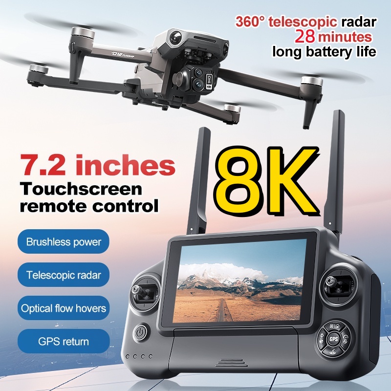 8K 3 Axis Gimbal Brushless 7.2 - Rc Helicopter Electric ulasan dan harga