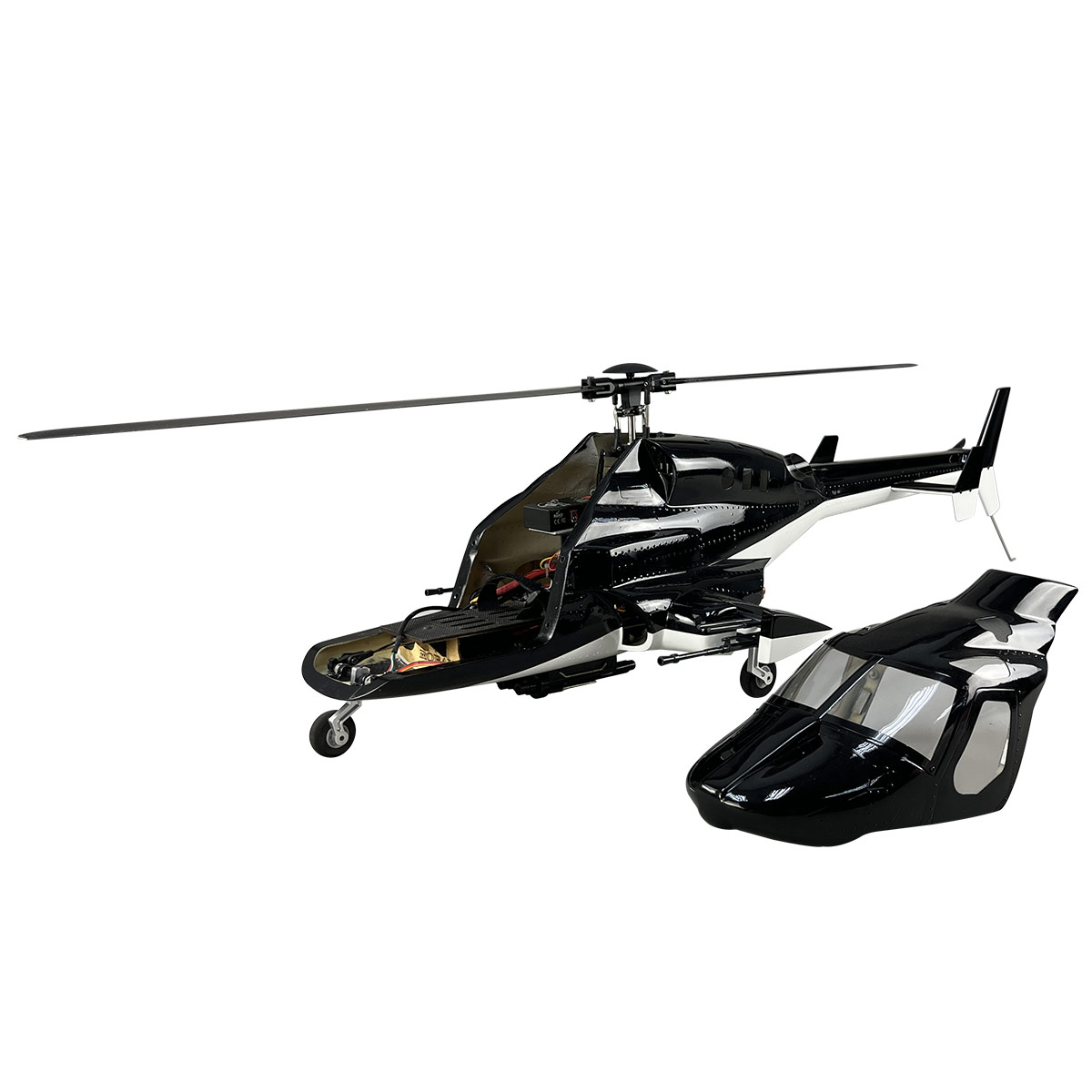 470 Size Airwolf RTF RC Helico - Rc Helicopter Nitro ulasan dan harga