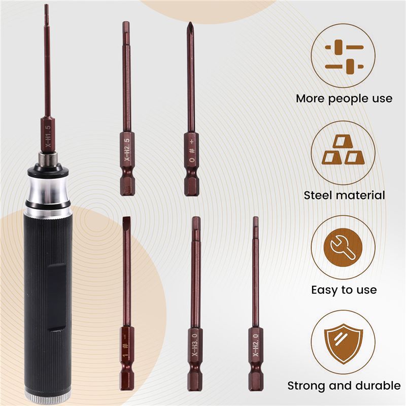 AEE7-6-In-1 Hex Screwdriver 1. - Rc Helicopter Tool Kit ulasan dan harga