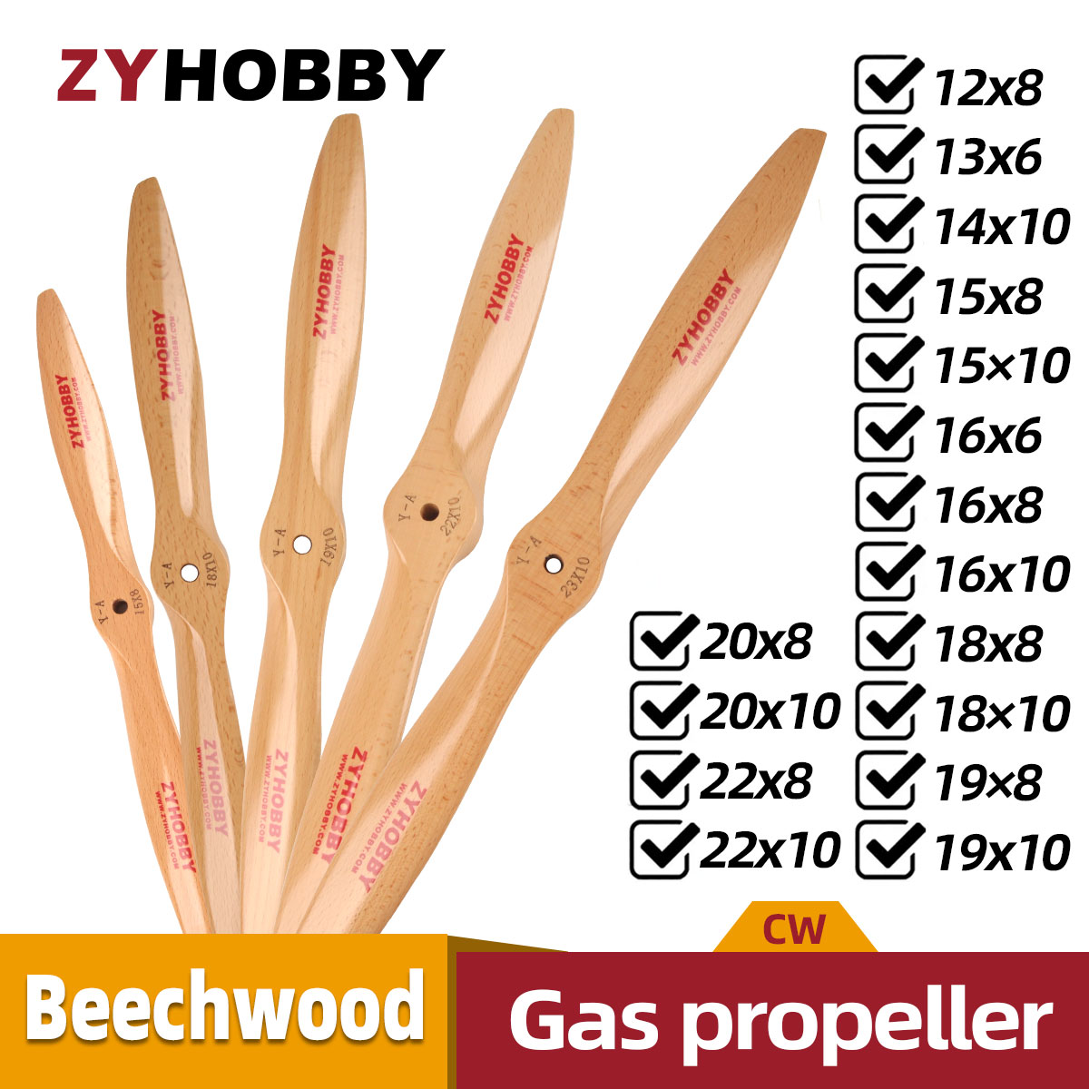 1Pc Wood Wooden Prop CW Propel - Rc Helicopter Bag ulasan dan harga
