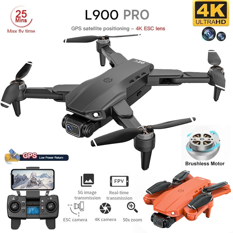 L900 Pro GPS Drone 4K Professi - Rc Helicopter Case ulasan dan harga