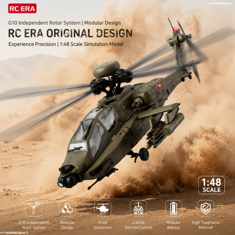 New In Stock Rc Era Ah-64d Apa - Rc Helicopter Single Rotor ulasan dan harga
