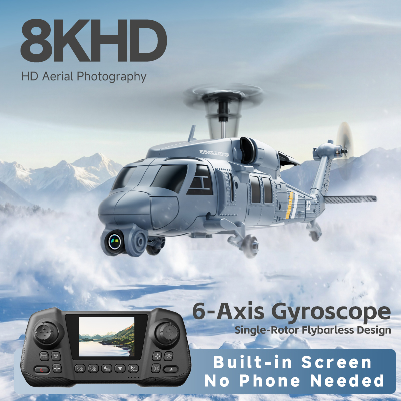4DRC L2 RC Apache Military Fig - Rc Helicopter Single Rotor ulasan dan harga