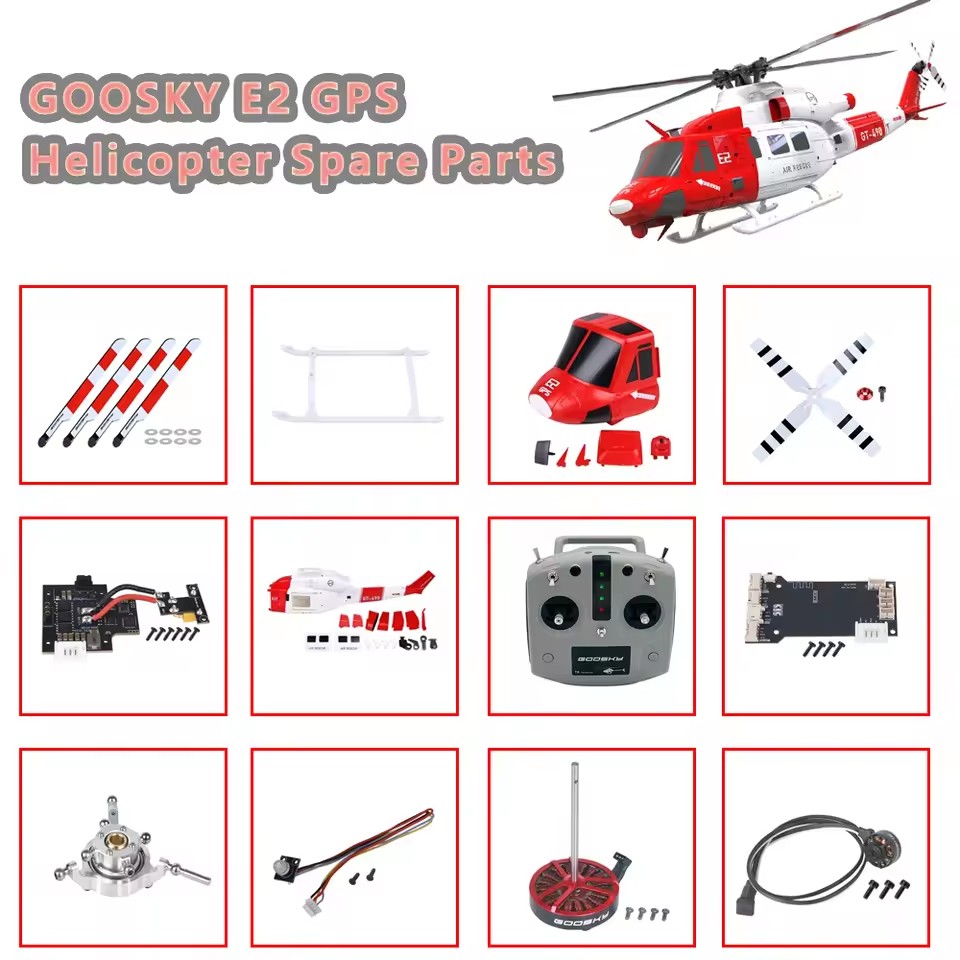 GOOSKY E2 GPS UH-1Y Helicopter - Rc Helicopter Bag ulasan dan harga