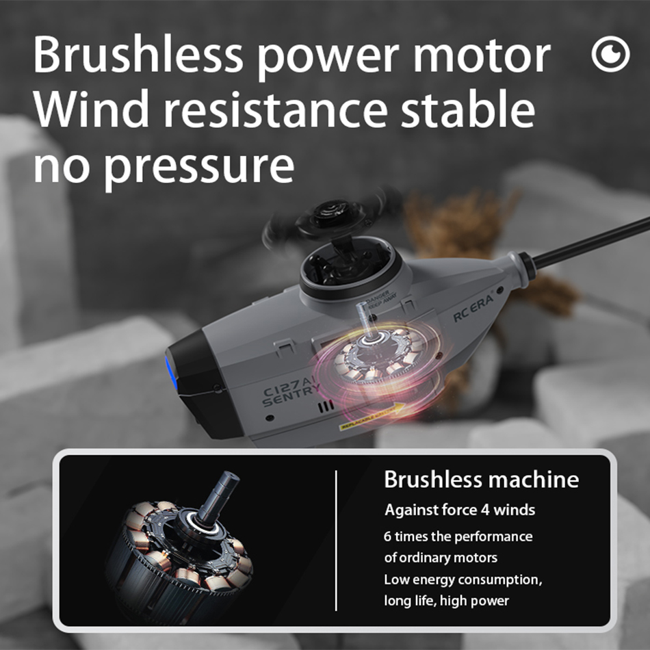 RC ERA C127 AI Sentry Mini Bru - Rc Helicopter Single Rotor ulasan dan harga