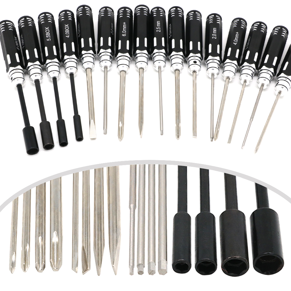 RC Hex Driver Set - 16pcs Hex  - Rc Helicopter Tool Kit ulasan dan harga