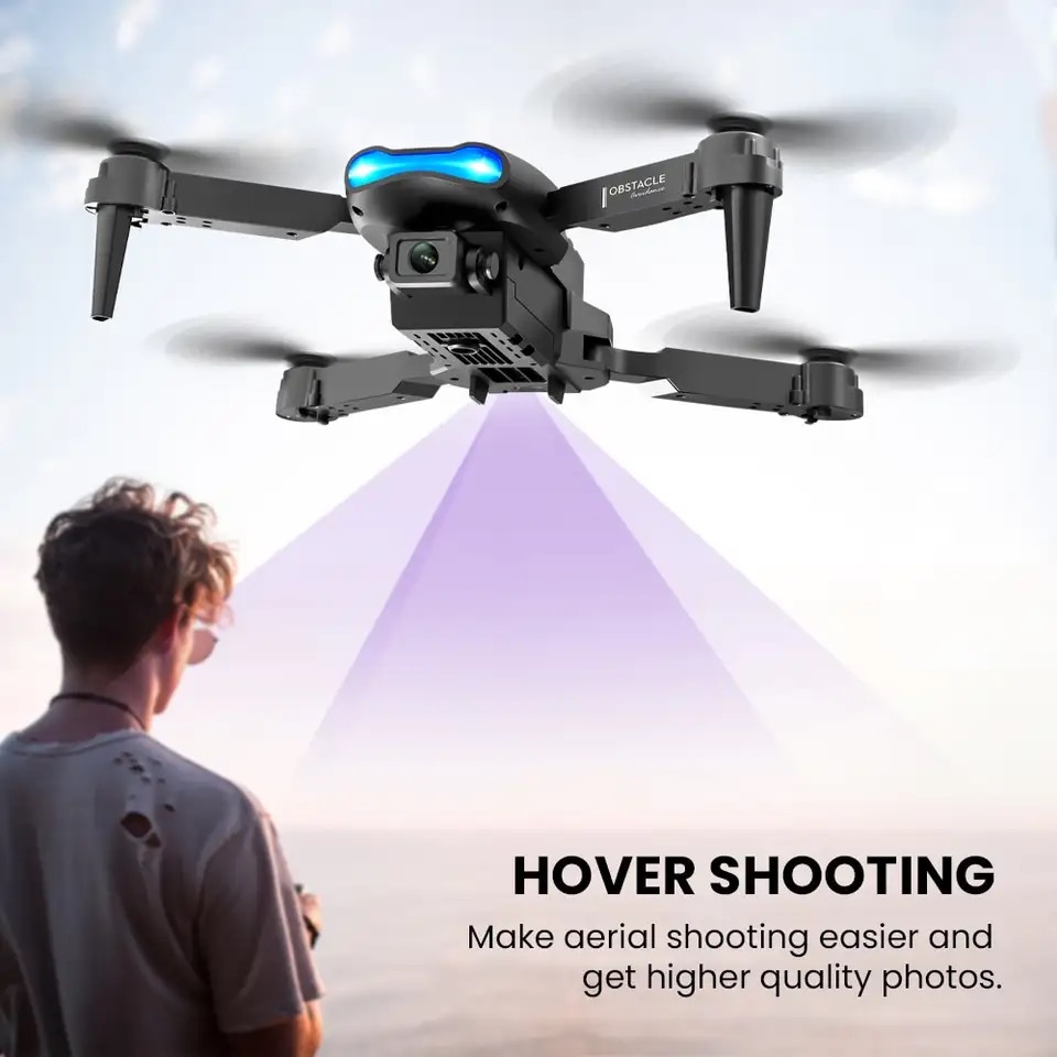 New Mini drone E99 4K WIFI HD  - Rc Helicopter Gas ulasan dan harga