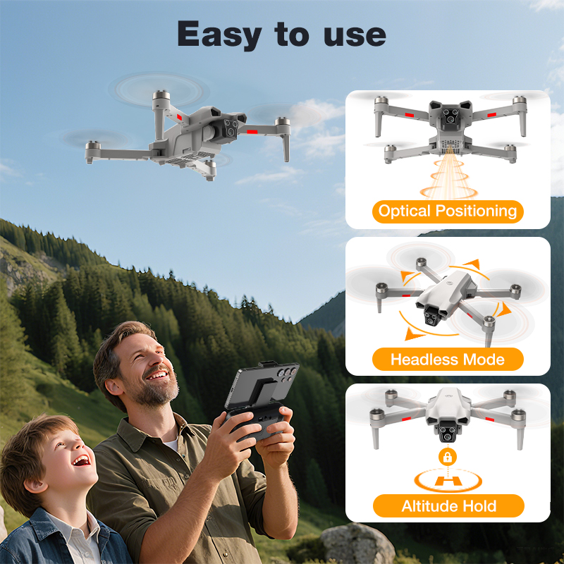 NEW Hot L017 Pro Drone Brushle - Rc Helicopter Case ulasan dan harga