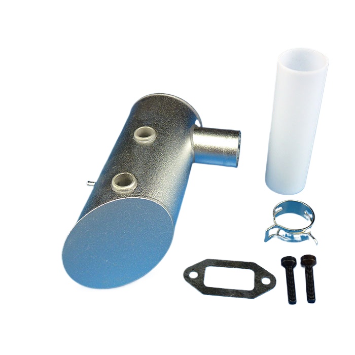 Original DLE61 Exhaust Muffler - Rc Helicopter Gas ulasan dan harga